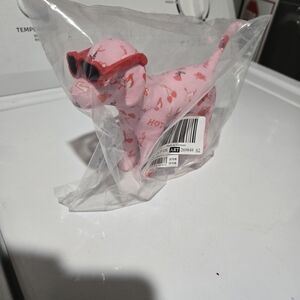 Pink Dog Plush with Sunglasses